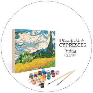 Wheatfield & Cypresses