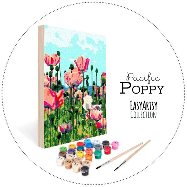 Pacific Poppy | EasyArtsy Paint by Number