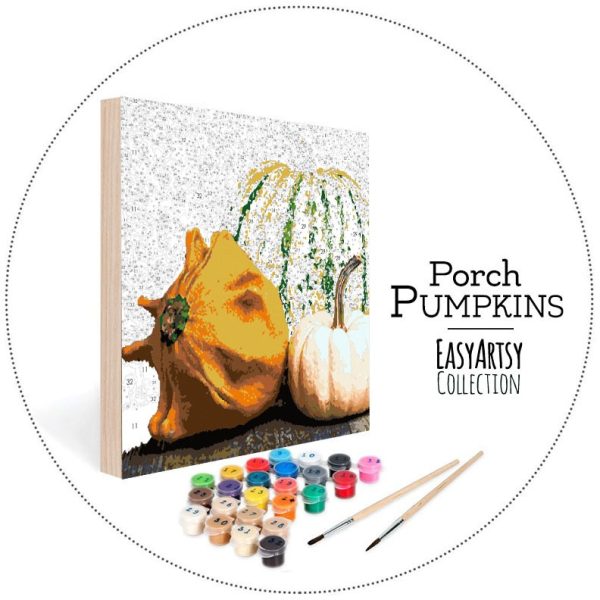 Porch Pumpkins | EasyArtsy Paint by Number