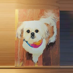 Millie painting